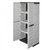 PLASTIČNA MODULARNA omara 68x37x169