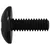 Vijci s rukavcem 12 pcs Crna M4 x 10 mm Željezo