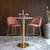 House Nordic Barski stol, Lausanne, roza