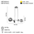 Opviq Luster Zerde-87-04, O14, 12cm, IP20 Antracit