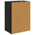 Kreveta s ladicama Crni hrast 59 x 39 x 80 cm Konstruirano drvo
