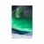 Plakat severni sij na nebu - 40x60 silver