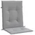 Den Blazine za vrtne stole 4 kosi sive 100x50x3 cm