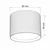 BRILAGI - Spot svetlo STRIPY 1xGX53/15W/230V 60x82 mm braon