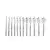 Total One-Stop Tools 12-delni set za vrtanje v les /IND (TACSDL1201)