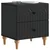 Noćni ormar 2 pcs Crna 43 x 34,5 x 48 cm Konstruirano drvo