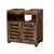 Songmics Kopalniška omarica pod umivalnikom 60x30x63 cm rjava