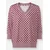 heine Majica rdeča/temno rdeča/bela