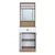 Hanah Home Komoda za hodnik P6 3294, 60x182.8x35.5 cm, Smeđe boje