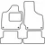 Textile car mats Audi TT 2006-