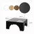 Hanah Home Klub sto Seine 80x80x35cm Crni