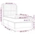 Krevet box spring s madracem LED plavi 100x200 cm od tkanine