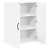 vidaXL Stenska kuhinjska omarica Bela 60 x 31 x 80 cm Konstruiran les
