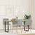 Vidaxl Jedilni stoli 4 kosi Cloud Grey Fabric
