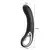 Vibrator Alston, Silikonski, 20cm, Crni