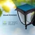 LED solarna zidna lampa LED/2W/3,7V 3000/6000K IP65 2200 mAh crna