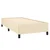 Vidaxl Box spring postelja z vzmetnico krem 90x190 cm blago