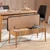 Hanah Home Trpezarijska klupa Vina Bench 110x48x40cm Bež-Antracit