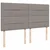 Vidaxl Box spring postelja z vzmetnico taupe 180x200 cm blago