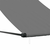 Tenda na uvlačenje antracit 150 x 150 cm od tkanine i čelika