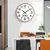 Compas Zidni sat 3439A, 41 cm, Braon
