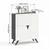 HANAH HOME Cipelarnik Venice White Anthracite