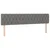 vidaXL Box spring postelja z vzmetnico temno siva 120x190 cm blago