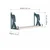 HANAH HOME Zidna polica Hunter Dog Blue