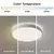 Brilagi - LED stropno svetlo (prigušiva) CORVO LED/72W/230V 3000-6000K, bela, prečnik 50 cm + daljinski upravljač