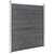 Set WPC ograda 6 kvadratnih + 1 kosa 1138 x 186 cm sivi