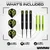 WINMAU | Michael van Gerwen Brass | Steeldart puščice | 21 g