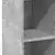 Visoka komoda siva betona 40x41x124 cm od konstruiranog drva