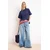 Trendyol Milla Ženska majica TWOSS24TS00102, Tamnoplava