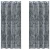 Baršunaste zavjese 2 pcs Srebrno Siva 225 x 140 cm Baršun