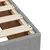 Vidaxl Box spring postelja z vzmetnico svetlo siv 100x200 cm blago