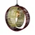 Opviq luster Ring, 1 × E27, crveni / zeleni