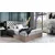 Boxspring postelja Wood 3 - 120x200 cm - temni hrast