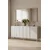 Hanah Home komoda Poli 150, 150 cm, bela / zlatna