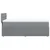 Vidaxl Box spring postelja z vzmetnico svetlo siv 100x200 cm blago