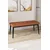 Hanah Home klupa Pera, 105 cm, terakota / crna
