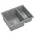 granitni umivalnik Logan 150 Grey Metallic