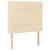 Vidaxl Box spring postelja z vzmetnico krem 80x200 cm blago