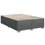 Vidaxl Box spring postelja z vzmetnico temno siva 160x200 cm blago