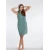 VIVID Obleka temno modra/pastelno zelena