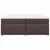vidaXL vidaXL Box spring postelja z vzmetnico temno rjav 200x200 cm blago, (21308502)
