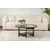 Hanah Home Klub sto Moira, O90x41cm, Crni