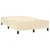 Krevet box spring s madracem LED krem 120 x 200 cm od tkanine