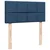 vidaXL Box spring postelja z vzmetnico modra 90x200 cm blago