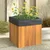 Vrtna sadilica 25x25x25 cm od masivnog bagremovog drva