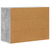 Kreveta Betonski sivi 80.5 x 35 x 59 cm Konstruirano drvo